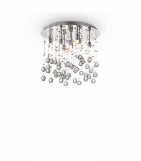 Plafoniera cromata MOONLIGHT 8 luci