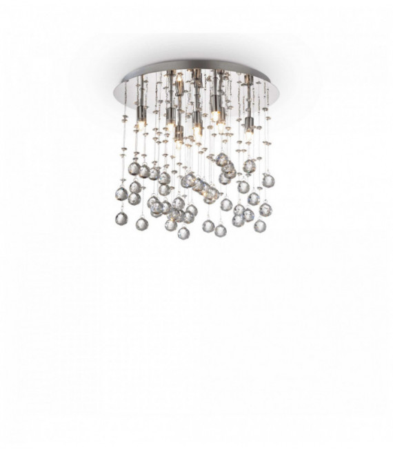 Plafón cromado MOONLIGHT 8 luces