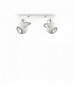 Applique murale Blanche LUNARE 2 ampoules