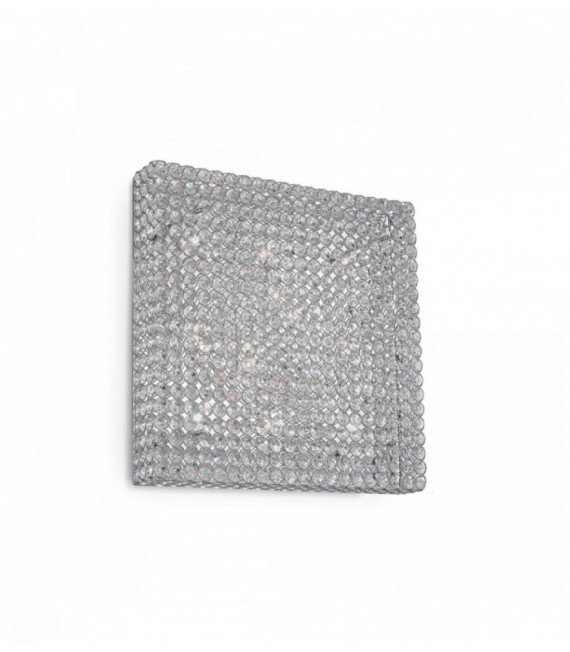 Plafonnier Chrome en cristal ADMIRAL 10 ampoules