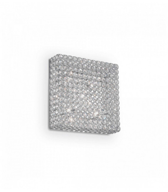 ADMIRAL Chrome crystal ceiling light 6 bulbs