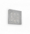 ADMIRAL Chrome crystal ceiling light 8 bulbs