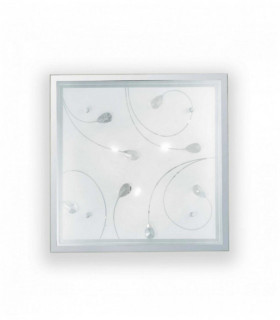 Plafonnier Transparent ESIL 3 ampoules