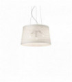 Suspension Blanche BASKET 3 ampoules