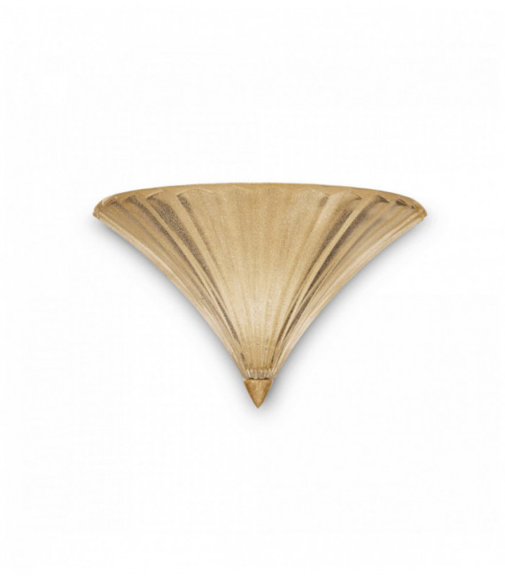 Aplique de pared SANTA dorado 1 bombilla Diámetro 80 Cm