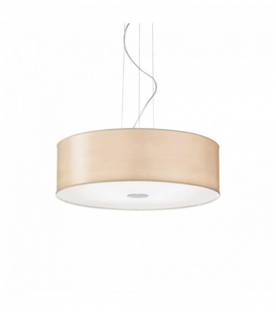 WOODY wood pendant light 5 bulbs