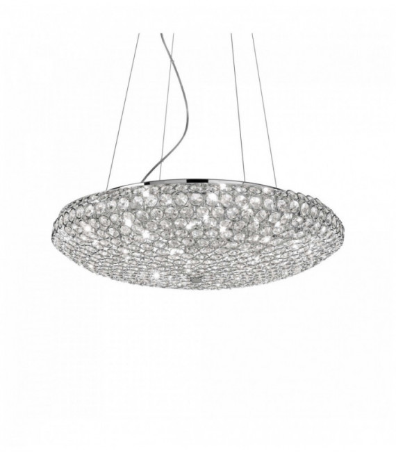 KING crystal chrome pendant 12 lights