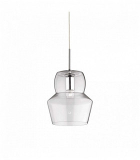 ZENO Transparent Suspension 1 bulb Diameter 22 Cm