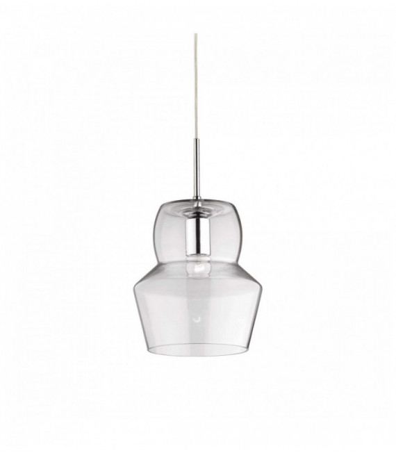 ZENO Transparent Suspension 1 bulb Diameter 22 Cm