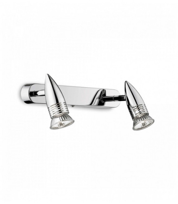 Applique murale Chromée ALFA 2 ampoules