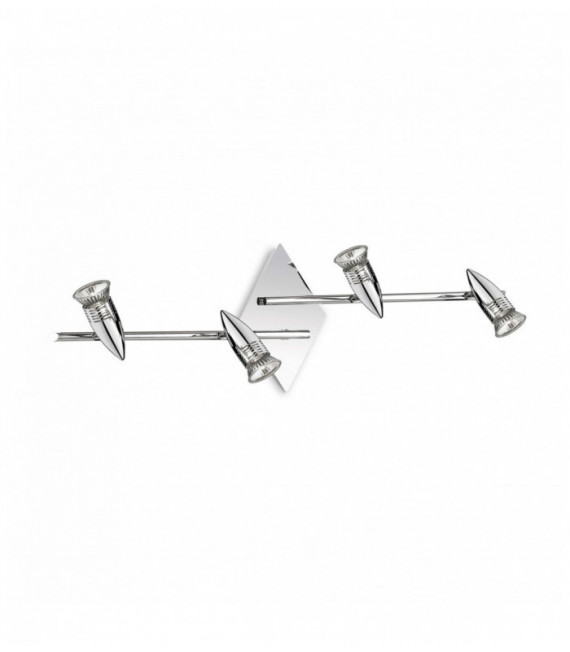 Chrom Deckenleuchte ALFA 4 Lampen