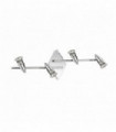 Chrome ceiling light ALFA 4 bulbs