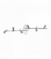 Chrome ceiling lamp ALFA 6 bulbs