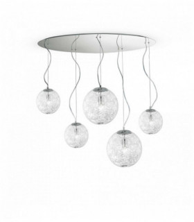 MAPA MAX Chrom Pendelleuchte 5 Lampen