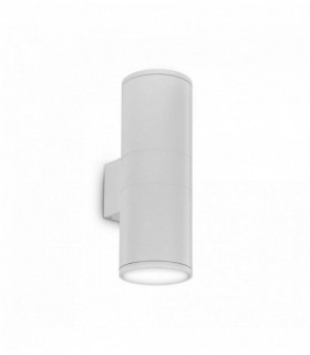Weiße GUN 2-Licht Wandleuchte