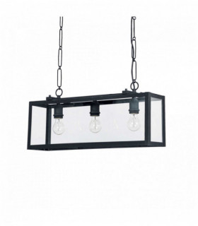 Ciondolo nero IGOR 3 lampadine