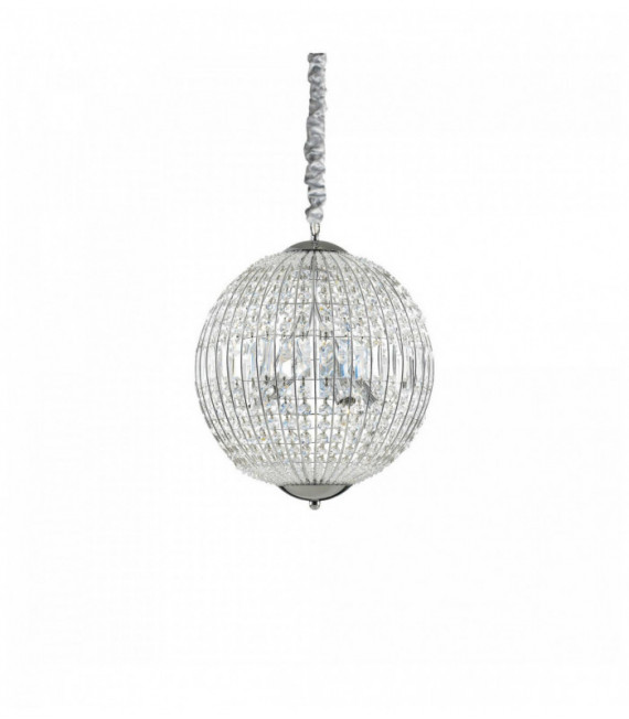 LUXOR crystal chrome pendant 6 lights