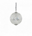 LUXOR crystal chrome pendant 6 lights