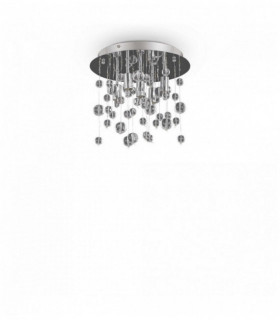 Plafoniera cromata NEVE 5 lampadine