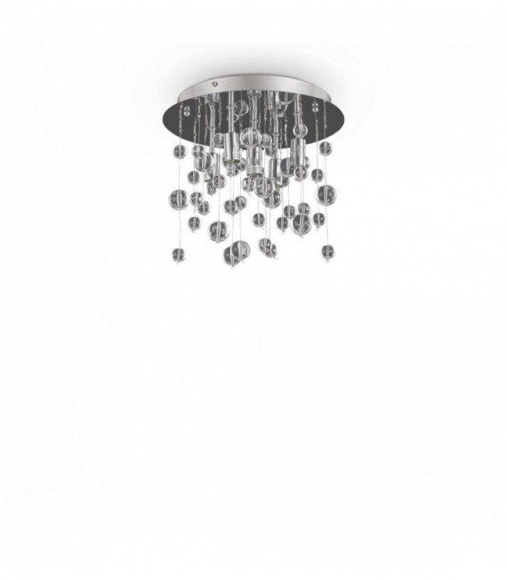 Plafoniera cromata NEVE 5 lampadine