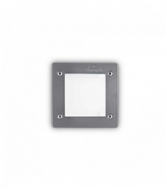 Gray recessed spot LETI 1 bulb