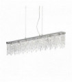 Suspension Transparente en cristal GIADA CLEAR 7 ampoules