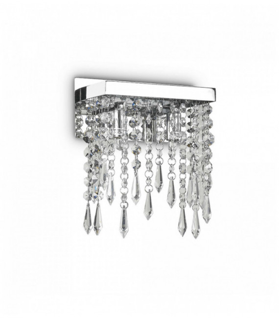 Aplique de cristal transparente GIADA CLEAR 2 bombillas
