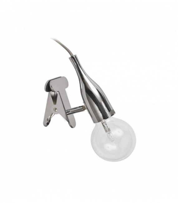 PICCHIO Chrom Wandleuchte 1 Glühbirne