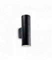 Applique murale Noire GUN 2 ampoules en aluminium