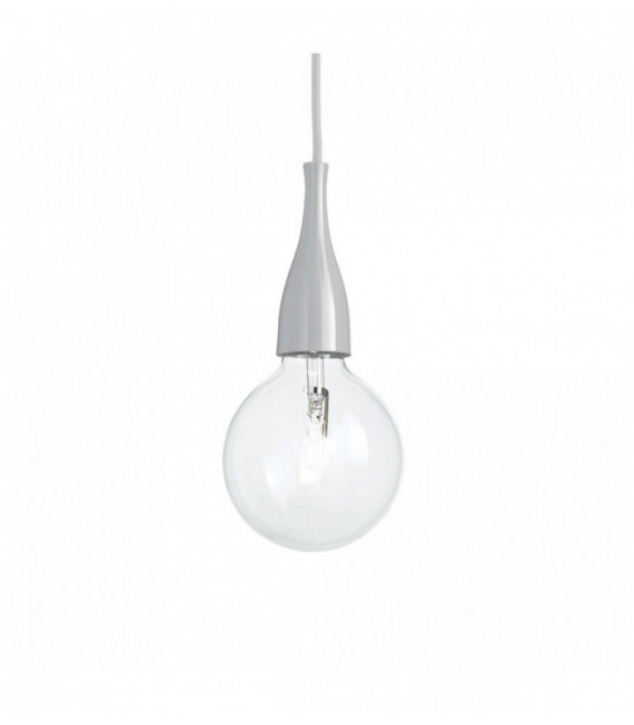 Lámpara colgante MINIMAL gris 1 bombilla
