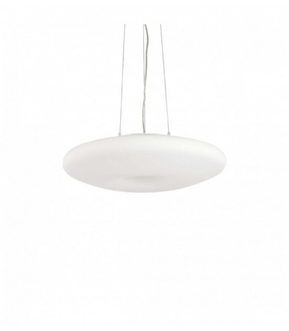 White GLORY Pendelleuchte 3 Glühbirnen Höhe 80 cm
