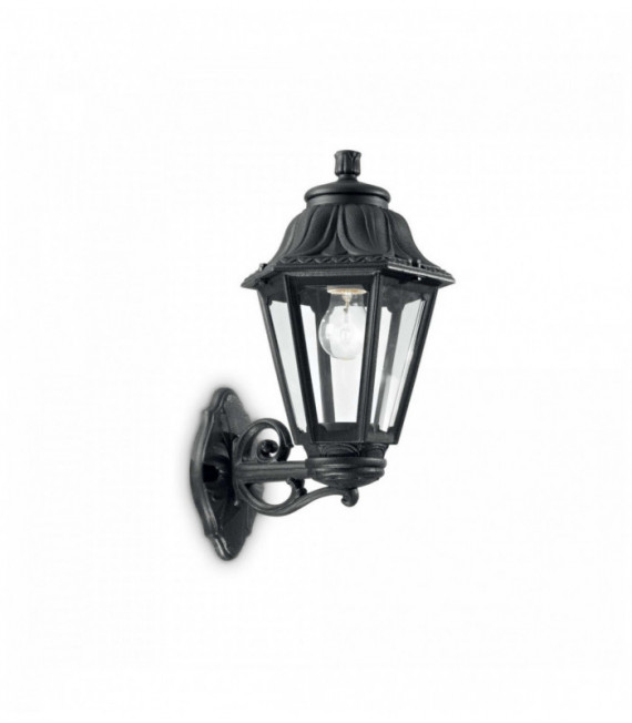 ANNA black wall light 1 bulb