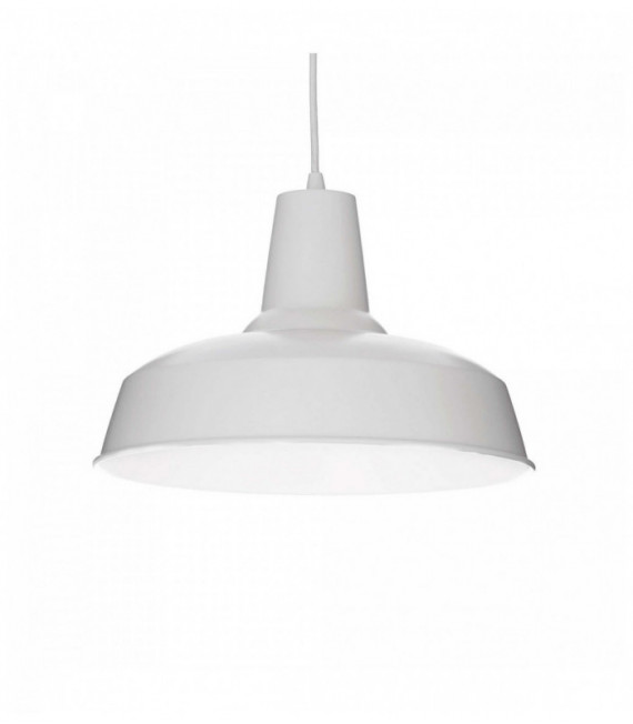 White MOBY pendant light 1 bulb