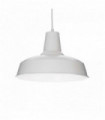 White MOBY pendant light 1 bulb