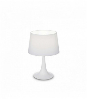 Lámpara de mesa LONDON blanca con 1 luz