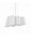 White SMUG pendant light 1 bulb