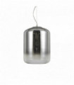 Suspension Chromée KEN 1 ampoule en verre