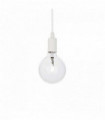 Suspension Blanche EDISON 1 ampoule