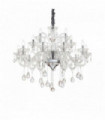 Suspension Transparente en cristal COLOSSAL 15 ampoules