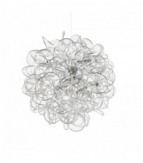 Hanging Silver DUST 12 bulbs