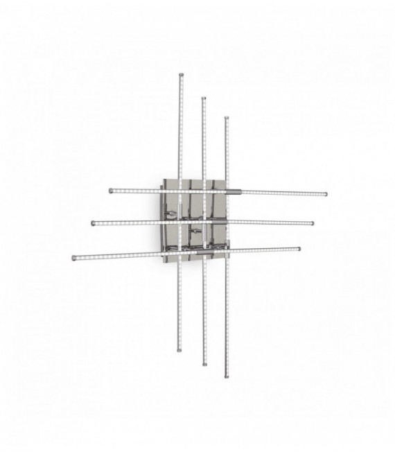 Plafonnier Chrome CROSS 360 ampoules