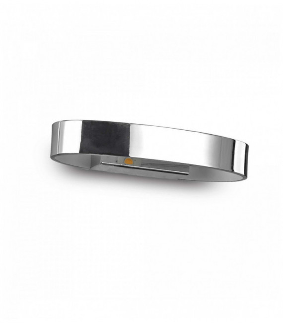 ZED Chrom Wandleuchte 1 Glühlampe aus Metall
