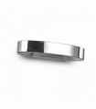 ZED chrome wall light 1 bulb in metal