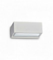 White TWIN 1-light wall light