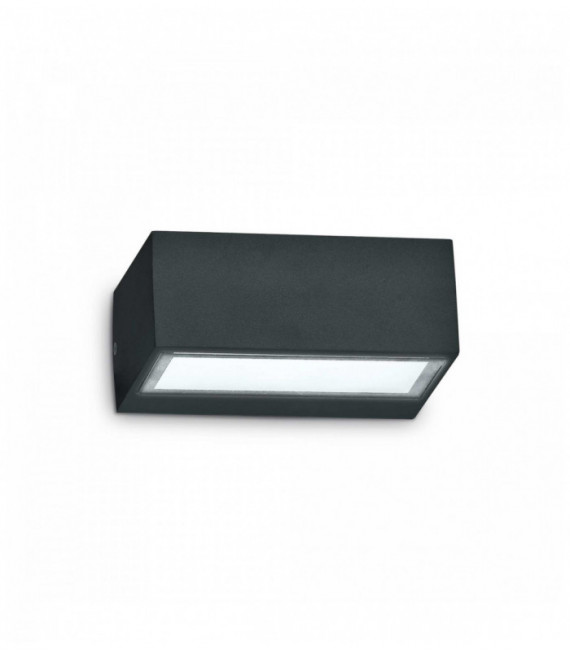 Wall light black TWIN 1 bulb