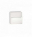 White DOWN 1-light wall light