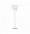 White PHOENIX crystal floor lamp 1 bulb