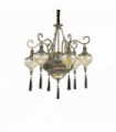 Suspension Brune HAREM 9 ampoules