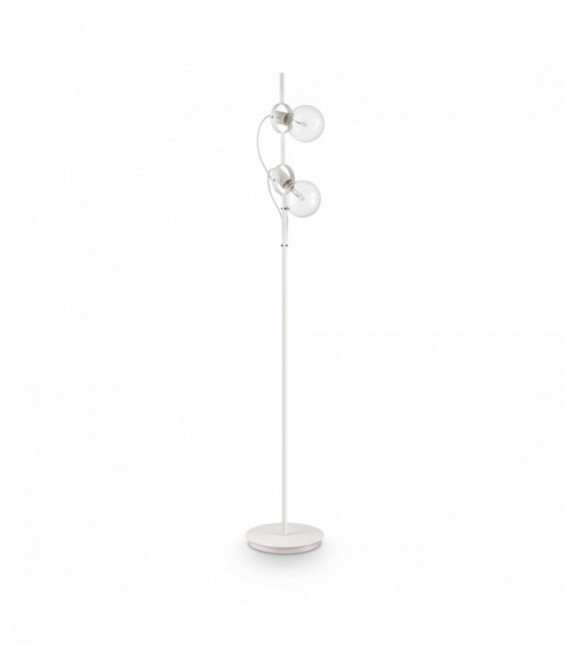 Lampada da terra bianca RADIO 2 lampadine