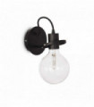 Applique murale Noire RADIO 1 ampoule